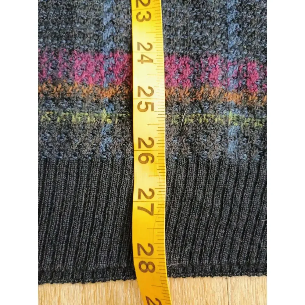 Y2k VTG Roundtree & Yorke Collection Wool retro Plaid Cosby grandpa core XL mens